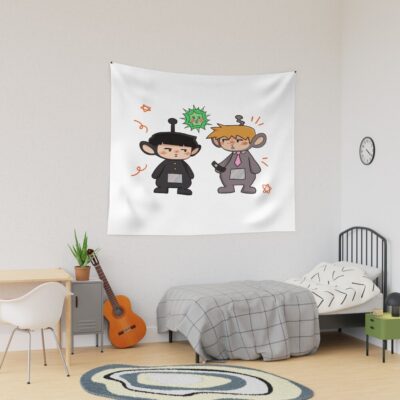 Psychic Boy 100 Television Tubbies Tapestry