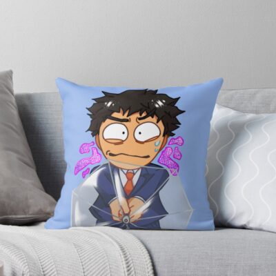 Mob Psycho 100 Serizawa Katsuya Throw Pillow