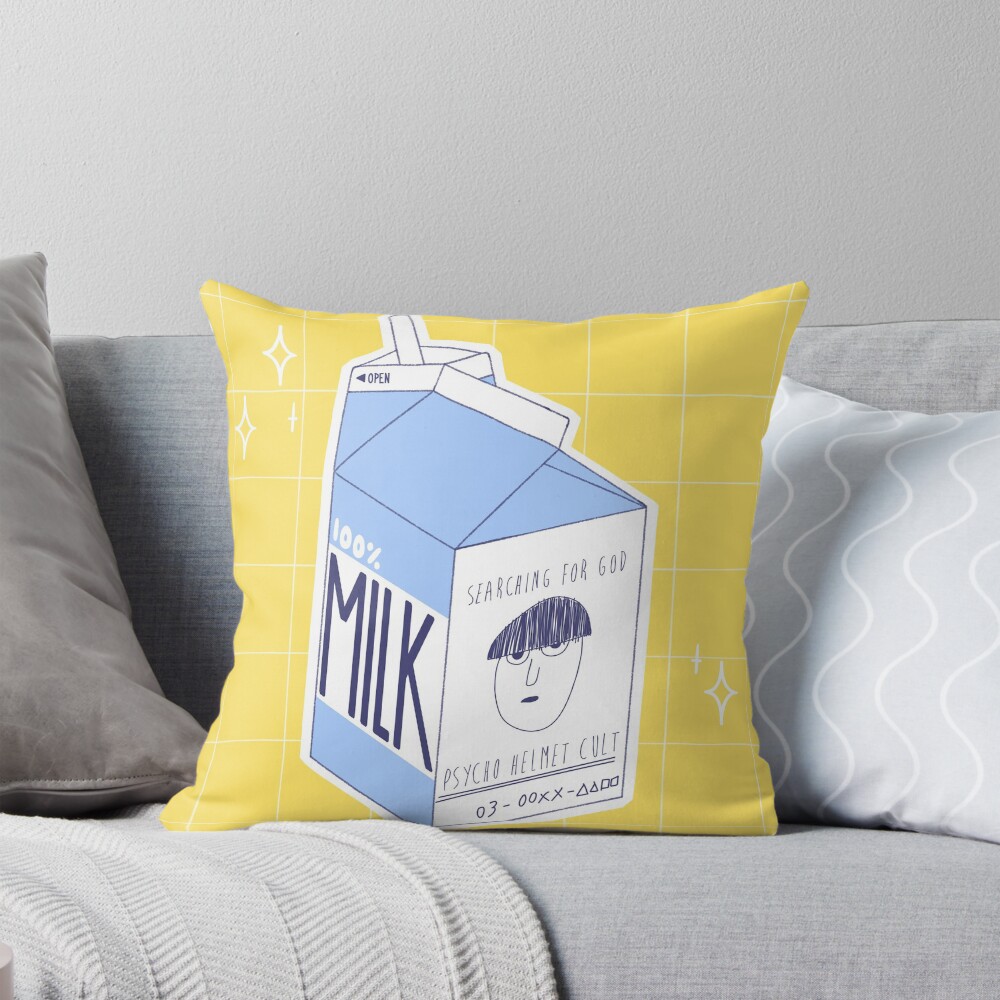 Mob Psycho 100 Missing God Throw Pillow