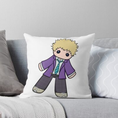 Mob Psycho 100 Character Teruki Chibi Throw Pillow